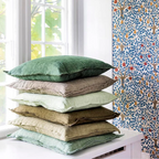 Pudebetræk Linen Laurel Green