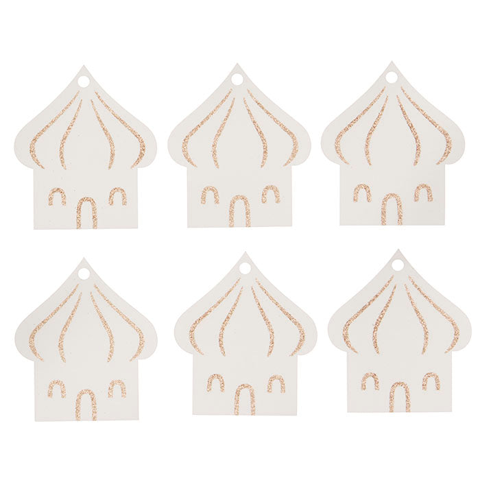 Gift Tag Bungalows 6stk.