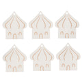 Gift Tag Bungalows 6stk.