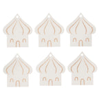 Gift Tag Bungalows 6stk.
