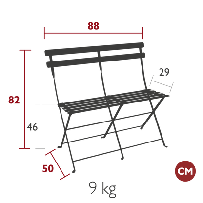 Bistro 2-seater Ottoman
