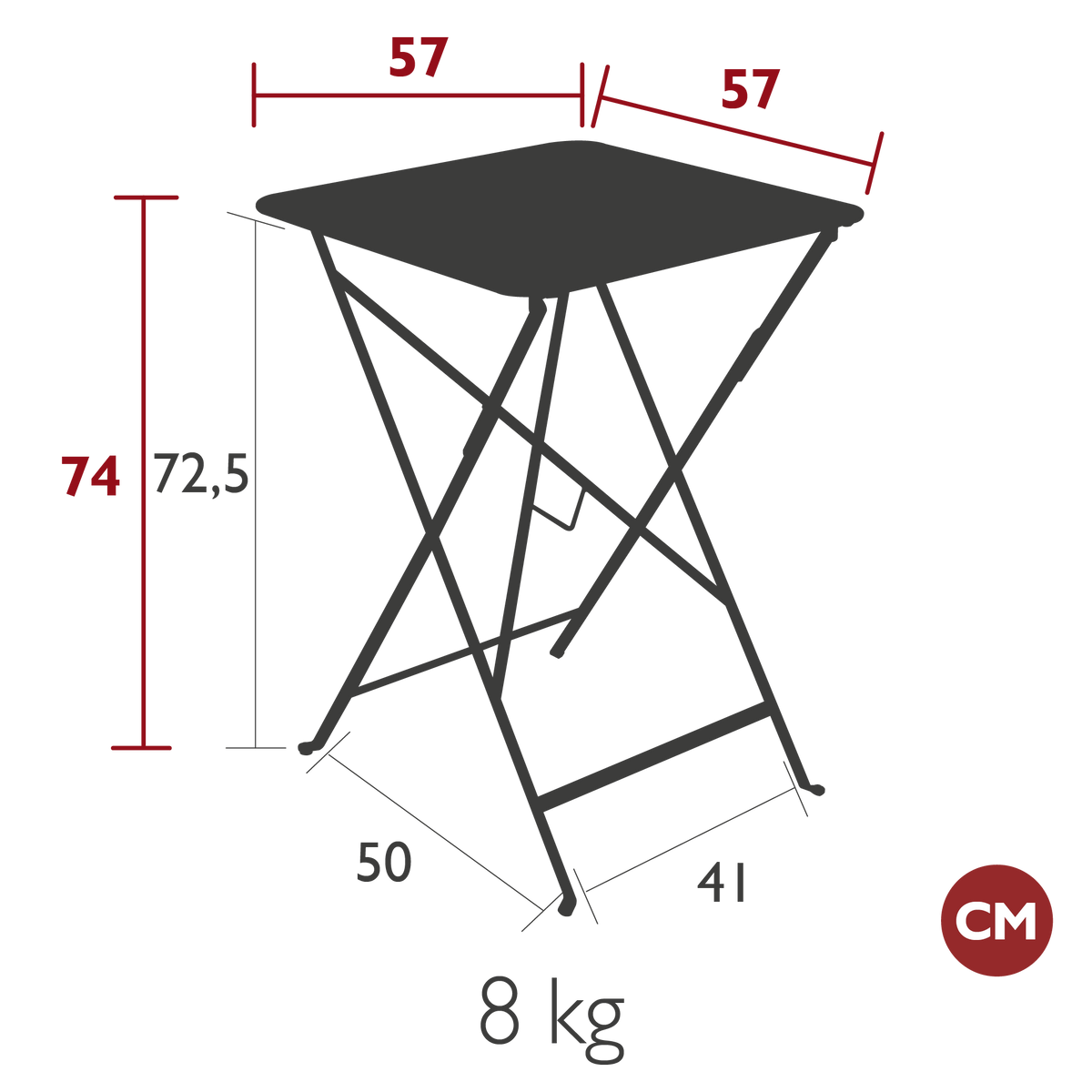 Bistro Table 57x57