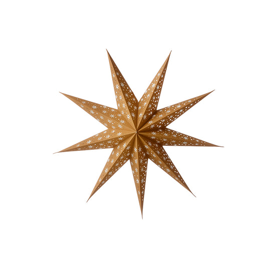 Papir Stjerner Cassiopeia Ochre - Den Gamle Mølle