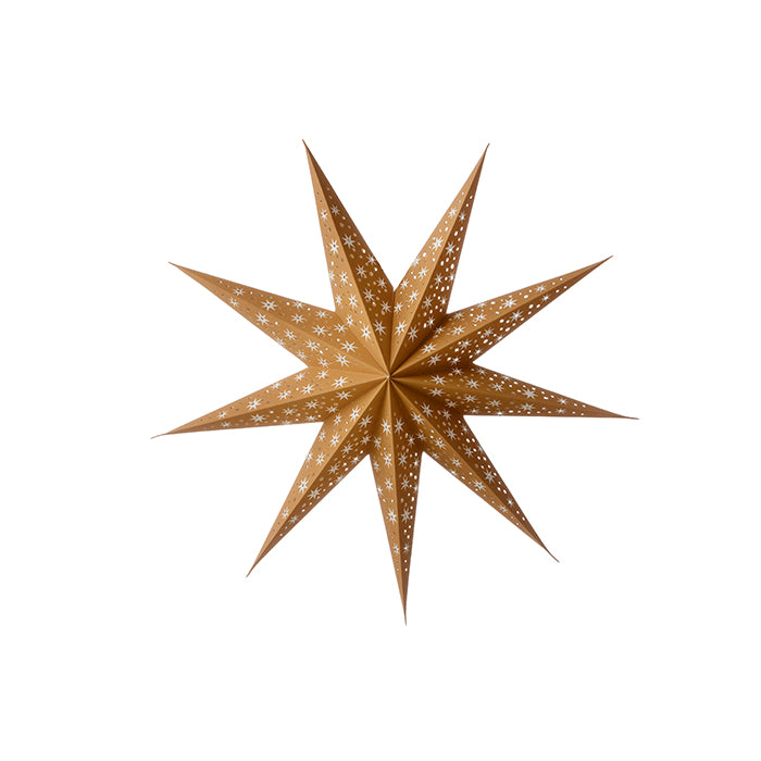 Papir Stjerner Cassiopeia Ochre - Den Gamle Mølle