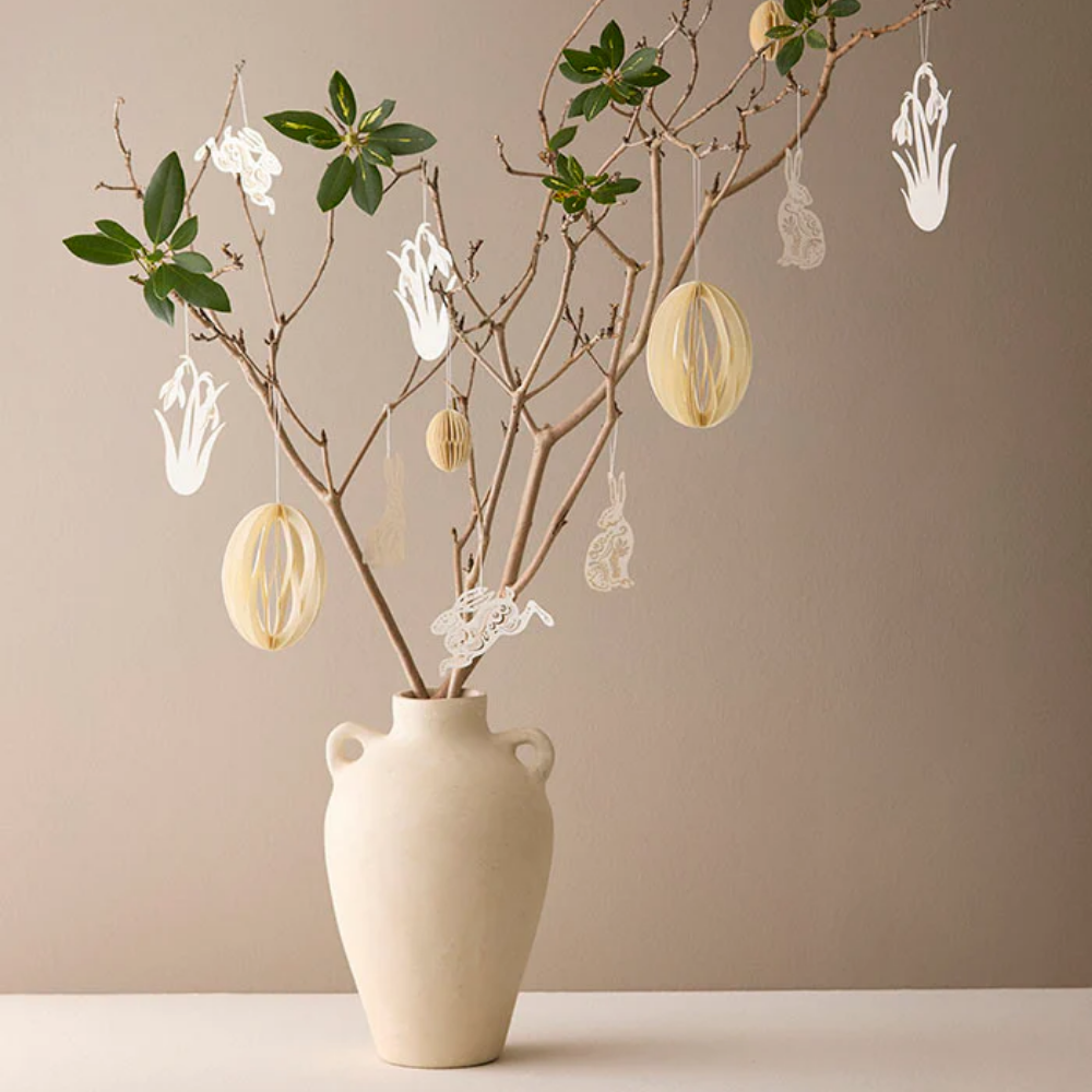 Papir Ornament Vintergækker