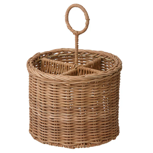 Rattan Utensil Holder Nature