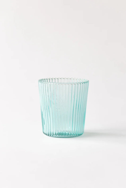 Ribbed Elegance Water Glasses Lucky