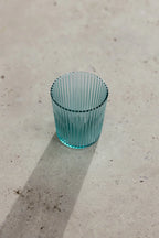 Ribbed Elegance Water Glasses Lucky