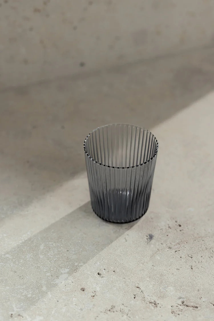 Ribbed Elegance Water Glasses Twilight