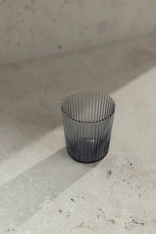 Ribbed Elegance Water Glasses Twilight