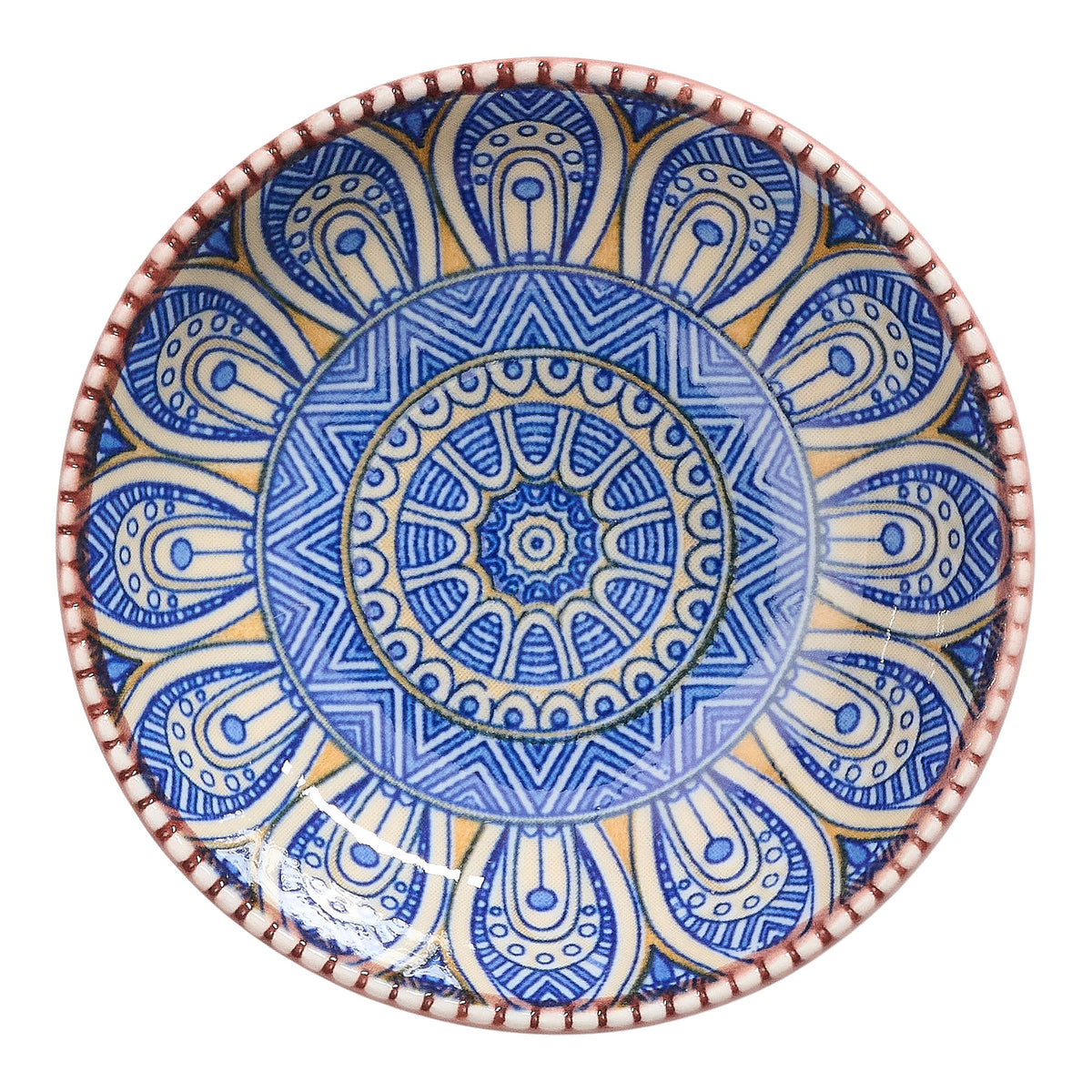 Azul Low Bowl