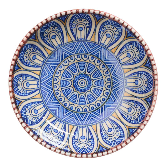 Azul Low Bowl