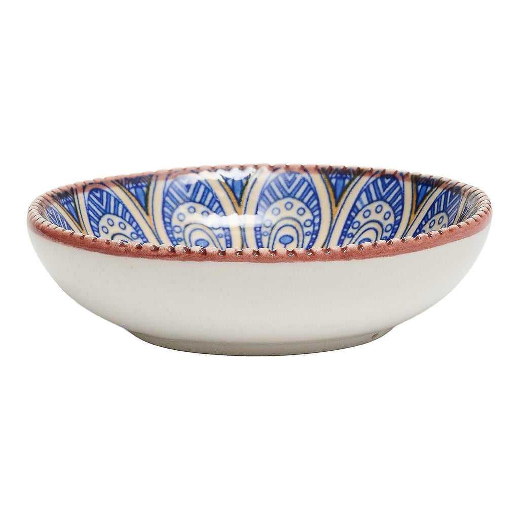 Azul Low Bowl