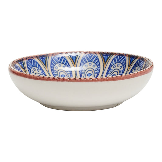 Azul Low Bowl