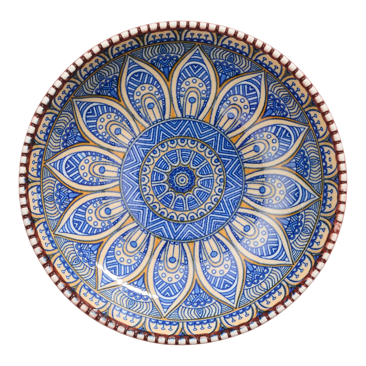 Azul Low Bowl
