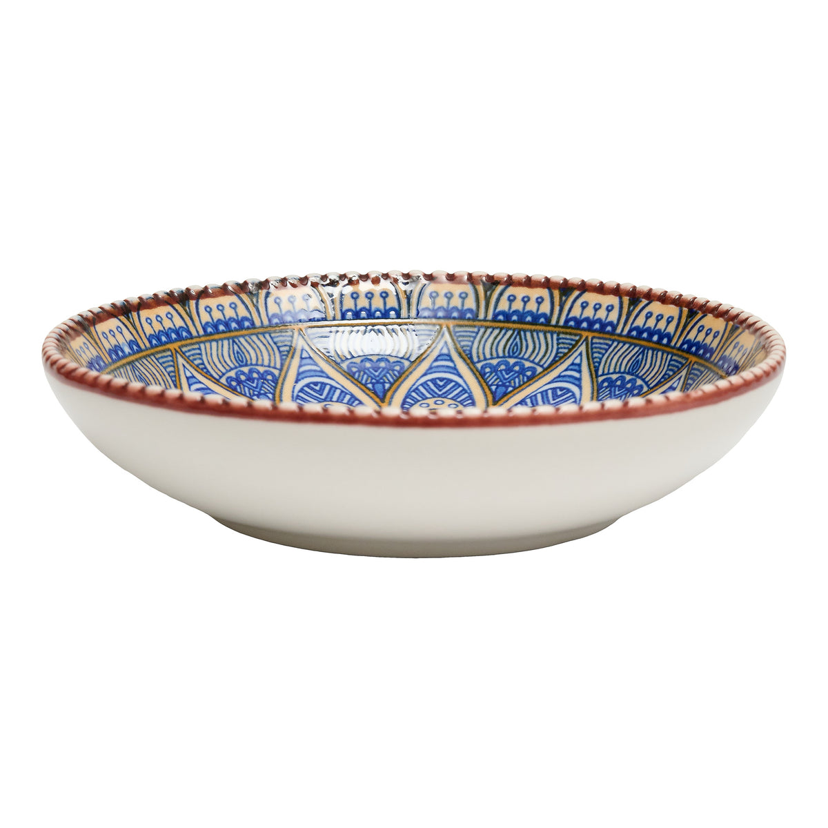 Azul Low Bowl