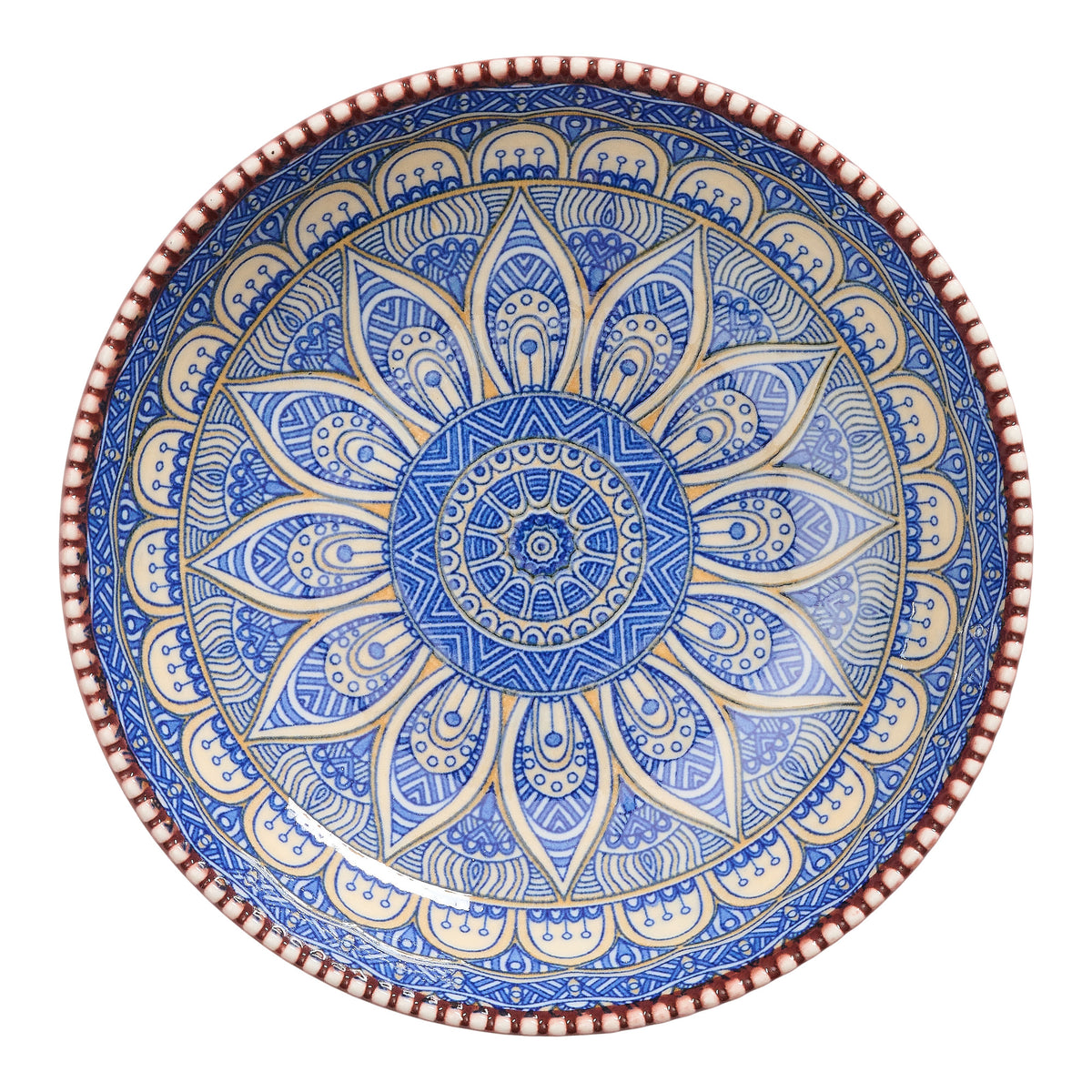 Azul Low Bowl