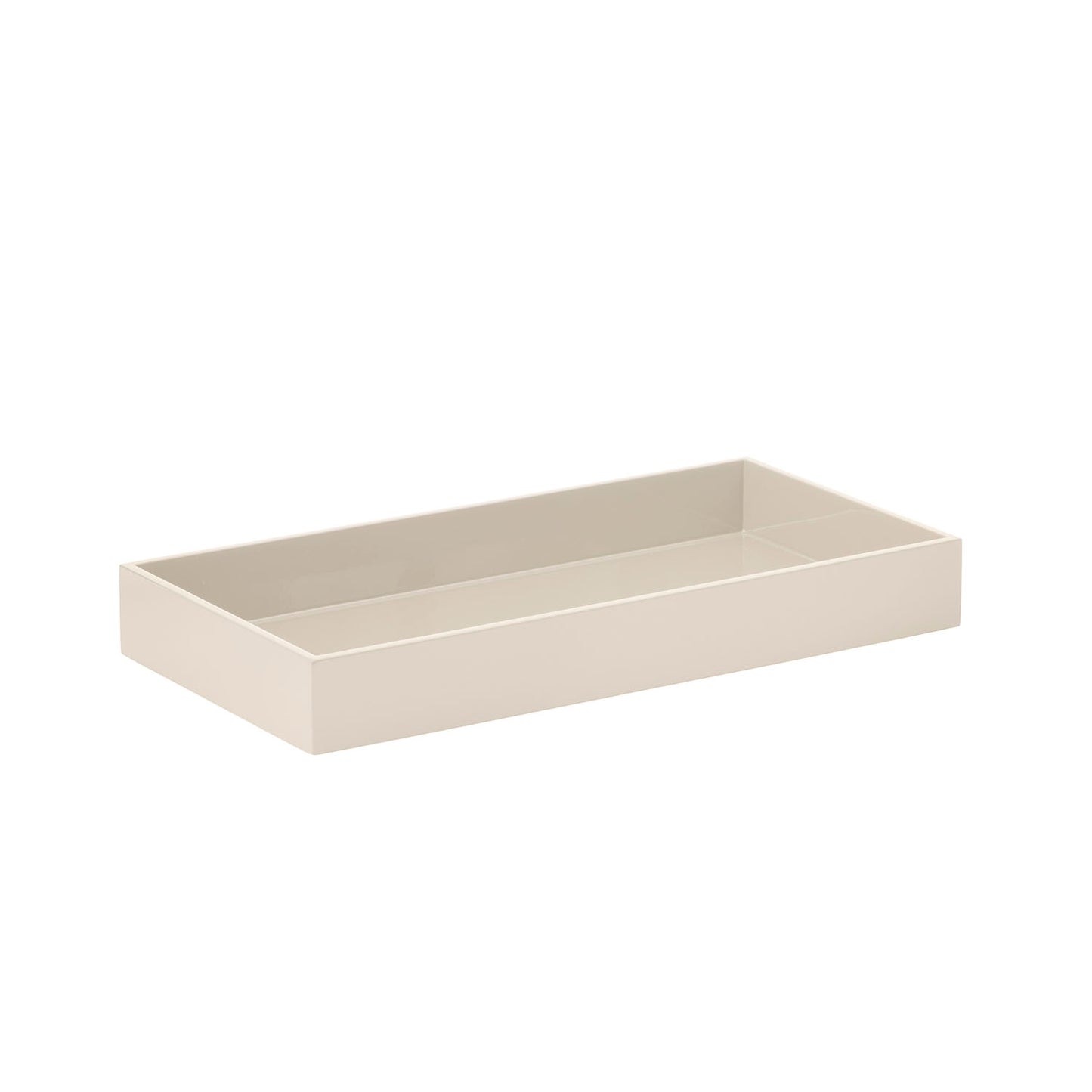 Lacquer Rectangular Tray Cream