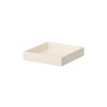 Lacquer Square Tray Cream 13,5x13,5