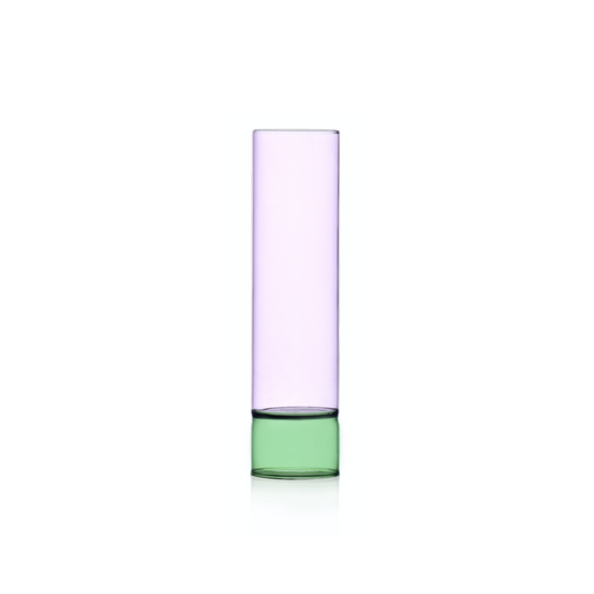 Bamboo Grove Vase Green/pink