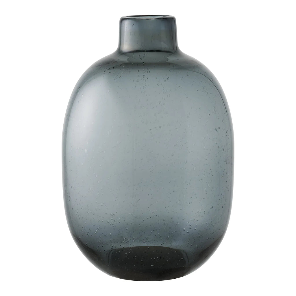 Vase Glas Smoked Sort