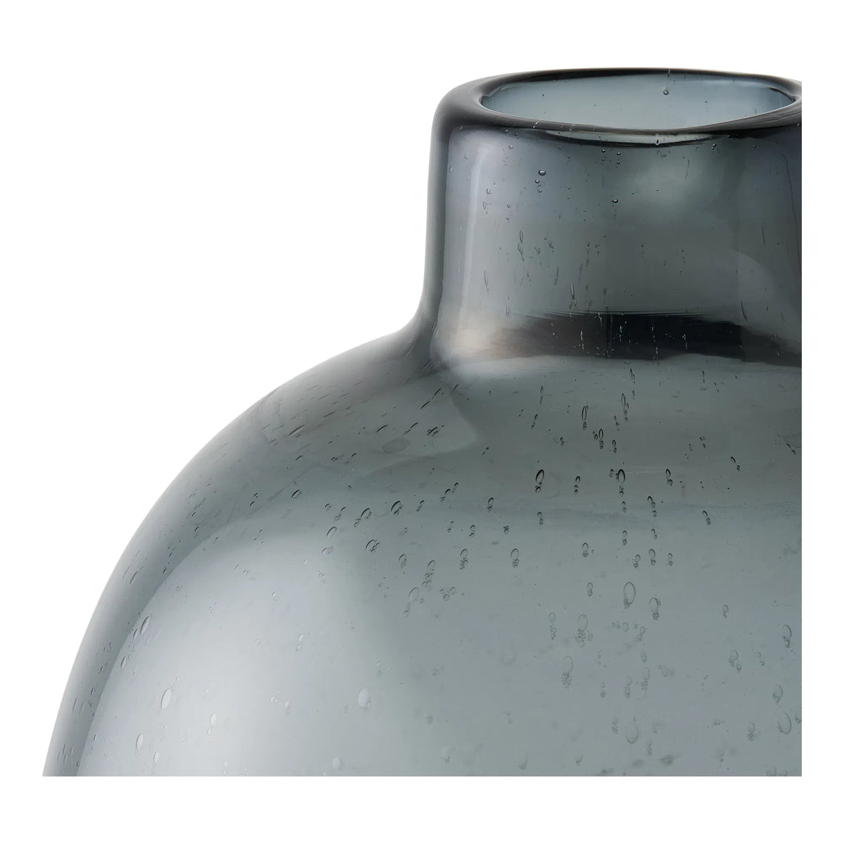 Vase Glas Smoked Sort