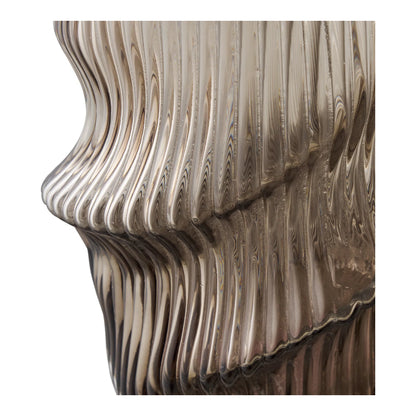 Vase Mundblæst Glas Brun