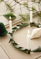Advent Candle Holder Leaf 20cm Ming