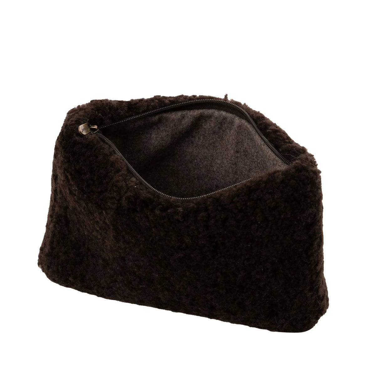 Ally Clutch Dark Brown