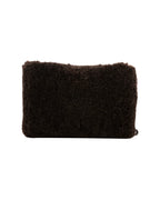 Ally Clutch Dark Brown