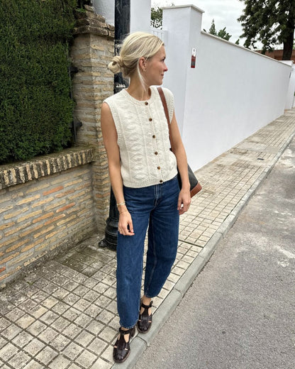 Esther Vest - Strikkeopskrift