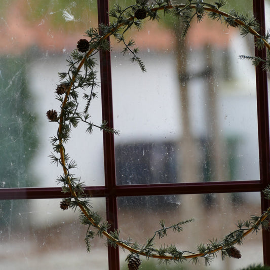 Cederranke kunstig m/kogler