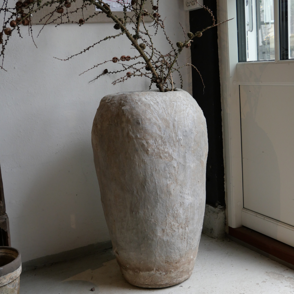 Indisk lerkrukke stor