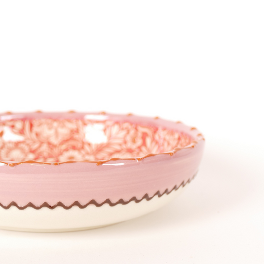Florencia Low Bowl Coral