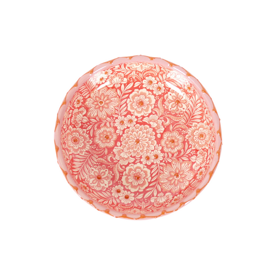 Florencia Low Bowl Coral