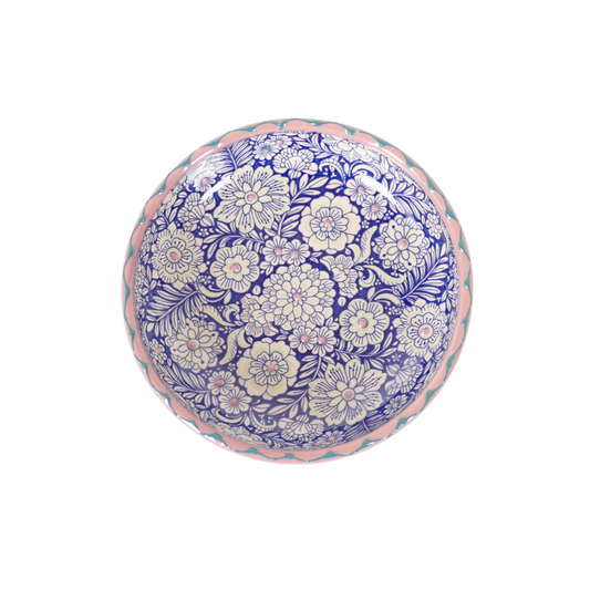 Florencia Low Bowl Royal Blue