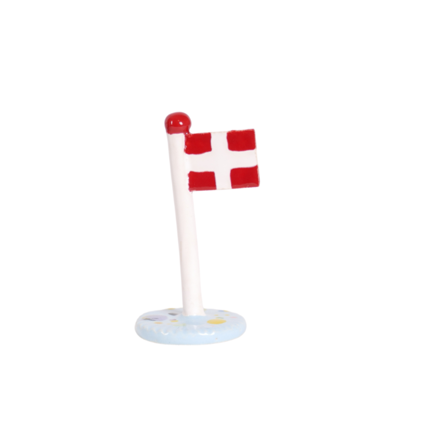 Klassisk Flag Summer Blue Dot